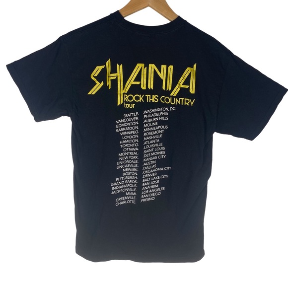 Shania Twain Rock This Country Tour Short Sleeve Tee - Size M - Picture 2 of 5